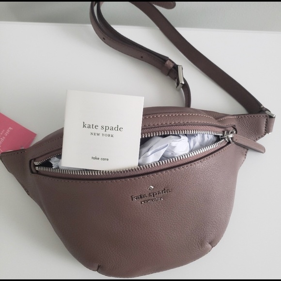 kate spade Handbags - NWT Kate Spade Brownstone Leather Jackson Belt Bag